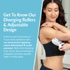 M3 Naturals Anti Cellulite Massage Roller with Grip-Friendly Design &