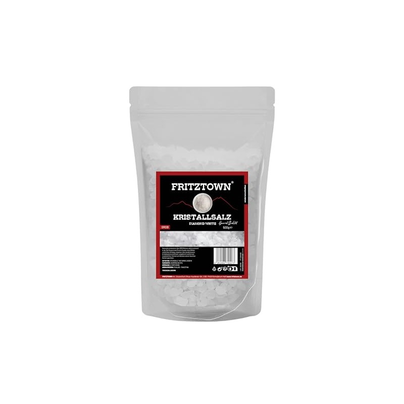 FRITZTOWN® Crystal Salt Known as Himalayan Salt | Diamond White