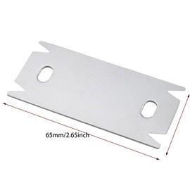 ZCZQC 2PCS Woodworking Trimmer Blade Woodworking Planer Edge Scraper Chamfer Round Corner Scraper Manual Woodworking Tools Edge Planer for Deburring Chamfering Trimming Veneer