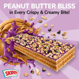 SKIPPY P.B. & Jelly Peanut Butter And Grape Jelly Coated Wafer Bars, 1.3 oz, 6 Ct (36g)/Bar