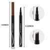 QIAWES Waterproof Eyebrow Pen - Micro Tip Eyebrow Pencil, Liquid