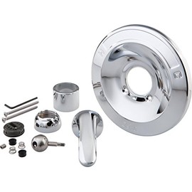 Delta Faucet Shower Handle Renovation Repair Trim Kit for Delta 600 Series Tub, Chrome RP54870
