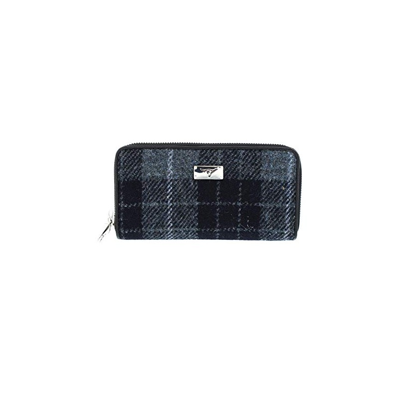 Glen Appin Harris Tweed Large Zip Purse LB2100 Staffa (95