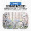 DockLocks Security Cable Lock Set (4' or 6') Coiled, Keyless