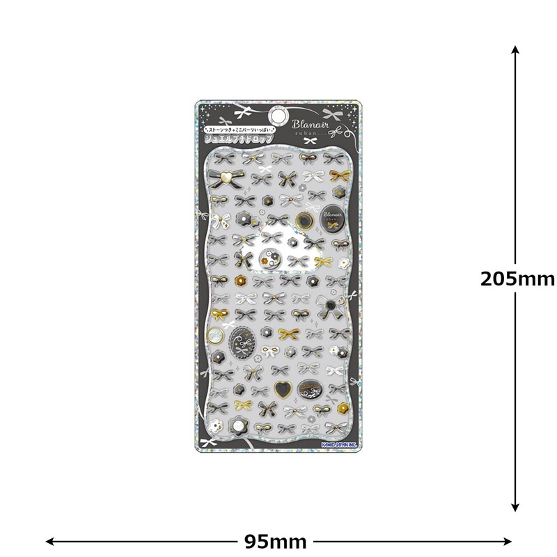 Kamio Japan Sticker Jewel Petit Drop Sticker BLANOIR 229059