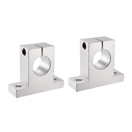 sourcing map Set of 2 rail guide rods for linear guide SK30 for 30 mm diameter shaft