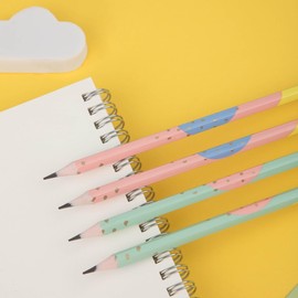 BASUNOCL Pencils #2 HB, Woodless Pencils HB with Eraser, 36 Pieces Macaron Pencils Graphite Pencils Wood-Cased Pencils,Gift Pencils for Kids, Adults, School, Office