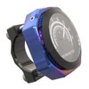 Baceyong Motorcycle Handlebar Thermometer Waterproof Luminous Alloy Temperature Display Compatible