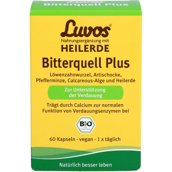 Luvos Healing Clay Bitterquell Plus Organic Capsules