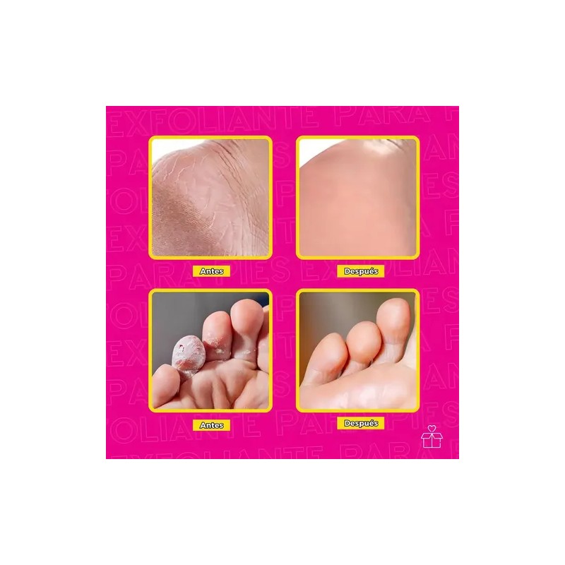 Exfoliante Pies Callos Resequedad Suavidad Repara
