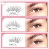 Parriparri Individual Lashes 200 Pcs Cluster Lashes Natural 10D DIY