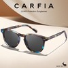 Carfia Polarized Sunglasses for Women Small Face UV Protection, Retro