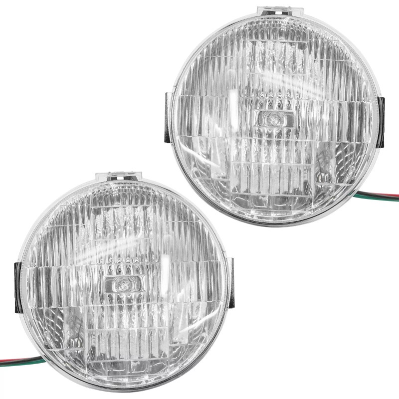Caltric Left & Right Headlight Kit for Yamaha Big Bear