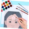NUOBESTY Reusable Practice Face Board 2pcs Thick Plastic Face Painting