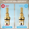 Brass 1-001 & Brass 1-002 Ceramic Valve Cartridge, Compatible with