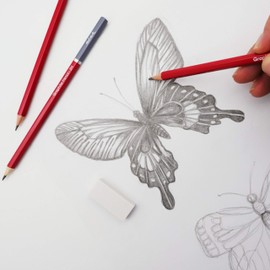 Mont Marte Bleistifte Set – 12 Stück – Professionelle Zeichenstifte – Graphitstifte für technisches Zeichnen, Schreiben und Skizzieren