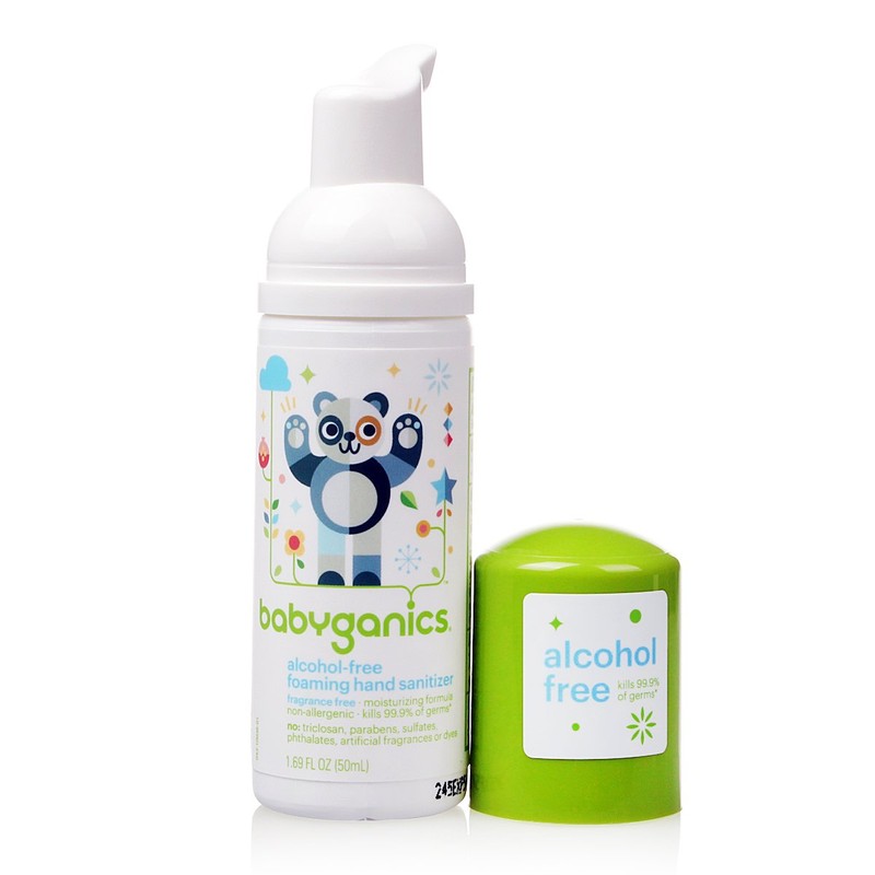 Babyganics Alcohol Free Foaming Hand Sanitizer, 1.7 oz