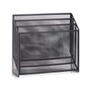 Zeller Newspaper Stand Mesh, Charcoal, 32 x 9 x 29.5