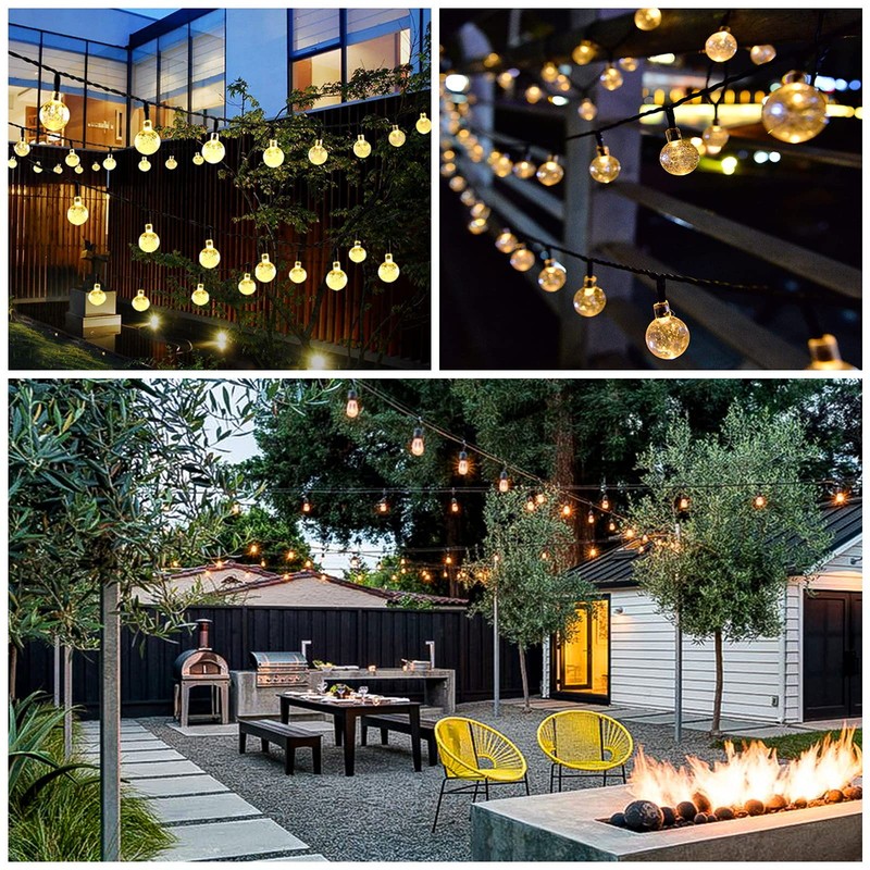 Keeimp String Light Hanging Kit,164 Ft Nylon Coated Stainless Steel