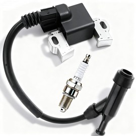 DVBB 30500-Z5T-003 Four Prong Ignition Coil Module w/ 4 pin Connector Compatible with Honda GX340 GX390 GX240 GX270 OEM Replace 30500-Z5R-003 30500Z5T003, HZG-C00001