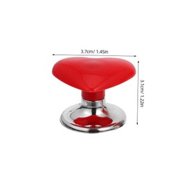 Operitacx 4 Stück Herzförmiger Flush-knopf Ersatz Spülen Toilettenspültaste Toilettengriff Toilettenhebelgriff Toilettenknopf Drücker Austausch Des Spülhebels Toilettendeckel Wc-taster Pp