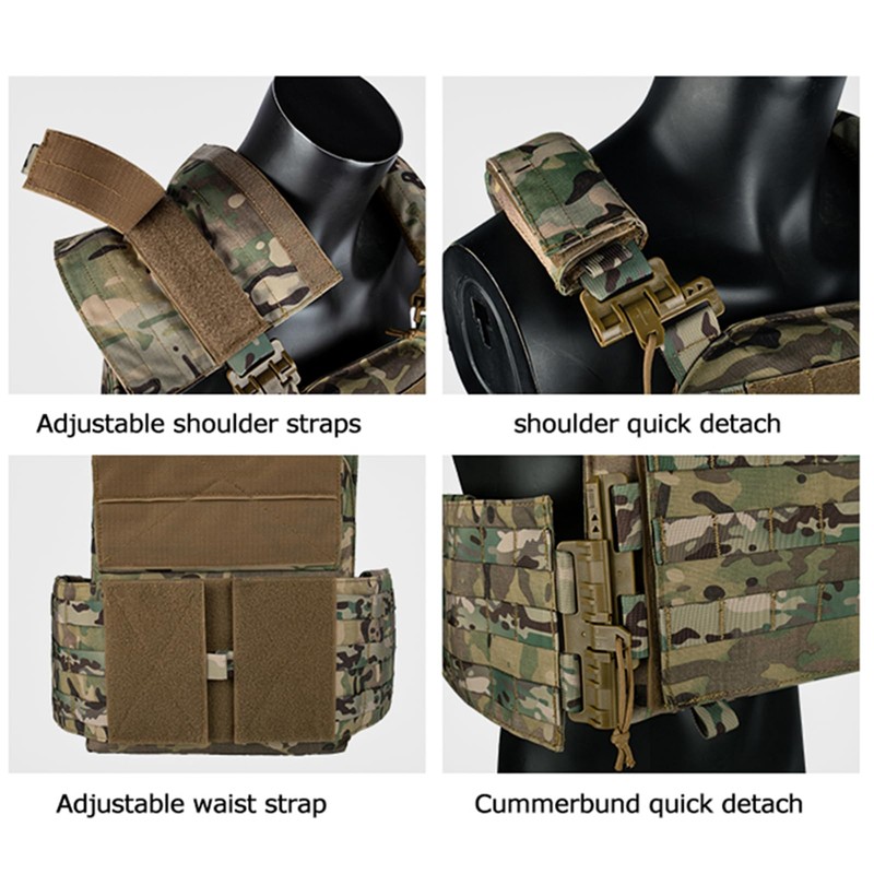 vAv YAKEDA Tactical Outdoor Vest Quick Release Adjustable Hunting Vest