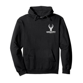 Saddleback Deer Hunting Whie Logo Western Styled Ranch Pullover Hoodie