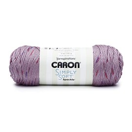 Caron Simply Soft Snapdragon Speckle Yarn - Paquete de 3 unidades de 141 g/5 oz - Acrílico - 4 medianos (peorado) - 235 yardas - Tejer/Crochet