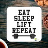 CS906 Eat Sleep Lift Repeat/Gift for Gym Lover Novelty Funny