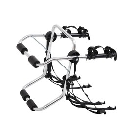 Rockland Aluminum 2-Bike Rack, 70 lbs Capacity, Lightweight Trunk Mount Bike Rack with Hooks and Loops, Fits 2" Receiver for Cars SUVs Minivans