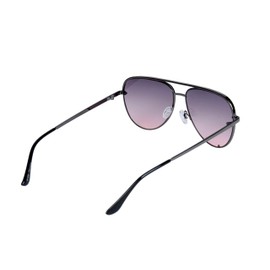EVEE Small Aviator Sunglasses For Women with Metal Frame - Mini Aviator Sunglasses - (Gemini Mini, Gunmetal/Gradient)