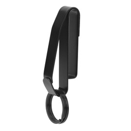 Stainless Steel Belt Key Holder, Quick Hook System Quick Release Key Clip with 2 Keyrings for Police Handcuff, Fire Agencies Duty Belt