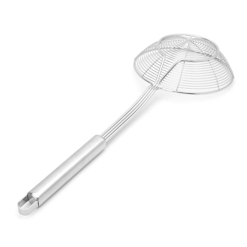 KOFUN Spider Strainer Skimmer, Solid Spider Strainer Skimmer Ladle Stainless
