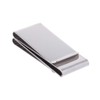 WOWOWO Stainless Steel Slim Double-sided Money Clip Purse Wallet Credit