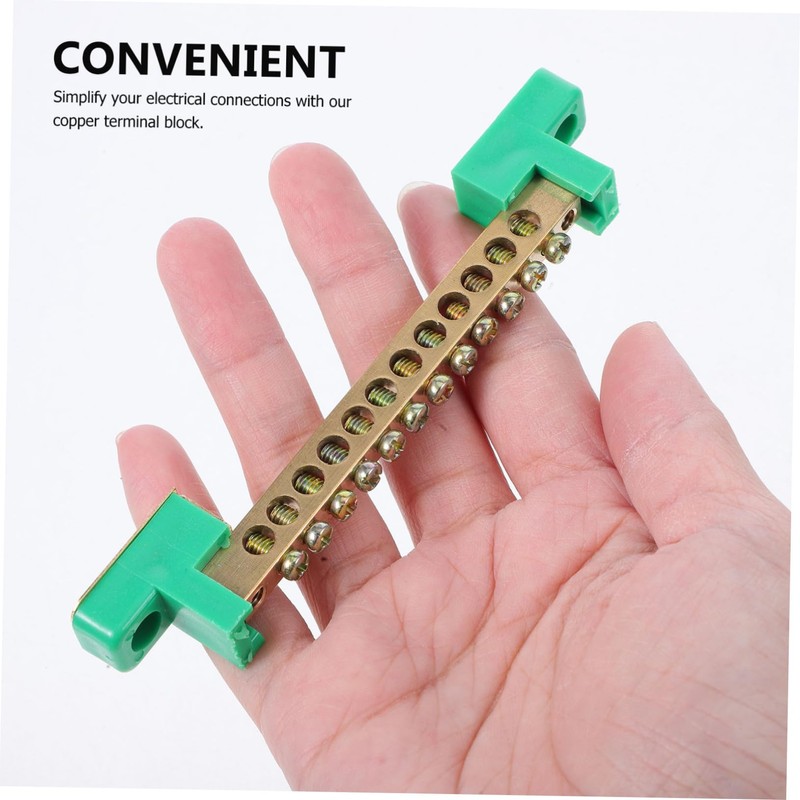 FUNOMOCYA 4pcs Terminal Block Connector with Screw Terminal Strip 12