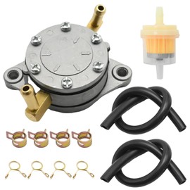 VIKKSAER 14151-G1 24233G1 Fuel Pump Kit with Fuel Filter, Replacement for EZGO Marathon Gas Golf Cart 2-Cycle Engine 1989 1990 1991, Replaces 14151G1, 24233-G1