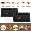 Qualirey 12 Pack Mouse and Insect Glue Traps, Strong Sticky