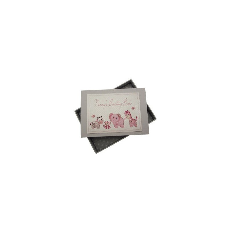 White Cotton Cards Nanny's Boasting Book Tiny Photo Album Toys