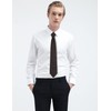 Alizeal Knit Tie for Men, Solid Slim Casual Knitted Neckties,