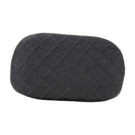 LOVIVER Office Chair Head Pillow Cover Swivel Chair Pillow Slipcover Armrest Chair Headrest Cover, Elastic and Stretch, Removable, Washable, Black