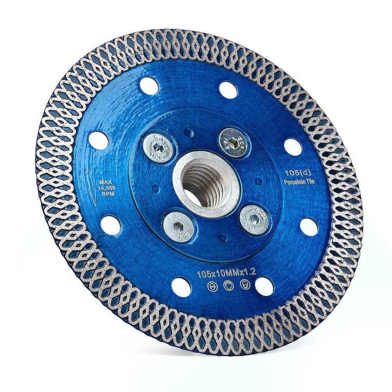 ZERICHIVE 4" Super Thin Diamond Tile Blade with Flange for