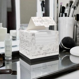 Msauk Beauty Disposable Face Towels, Soft & Gentle, Face Towels, Super Gentle and 30% more Thick, Best for sensitive Skin, Biodegrable Faical Towels, Makeup Remover. 50 Counts (XL).