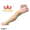 Ziperior Thigh High 15-20 mmHg Compression Wide Calf Inside Leg