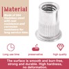 Hilitchi SAE Stainless Steel Rivet Nuts Threaded Insert Rivnuts (3/8-16“(20PCS))