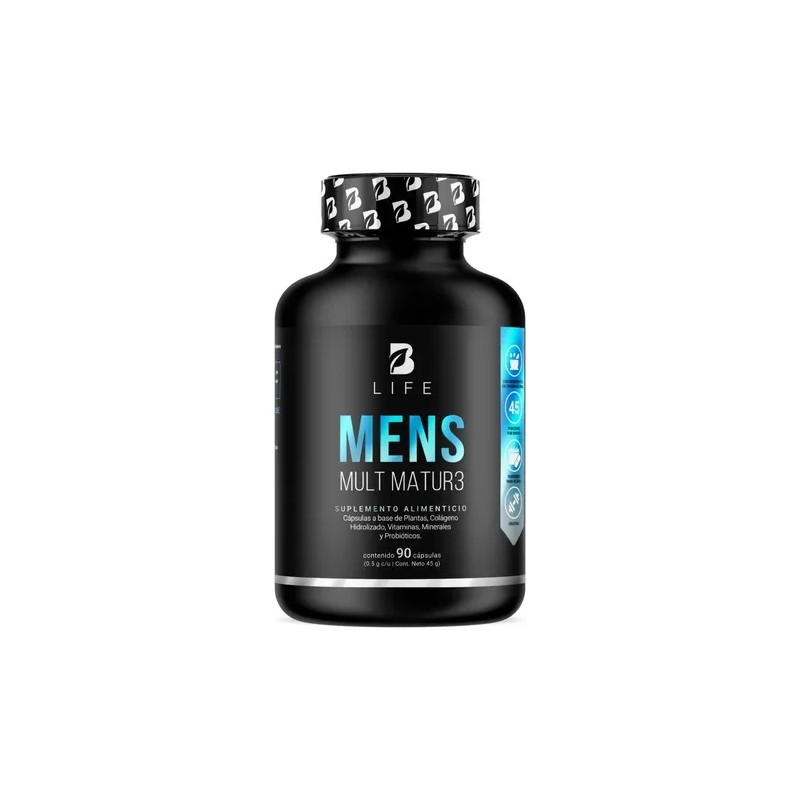 Multivitamínico Hombre Mayor Años Cáps Life Sabor