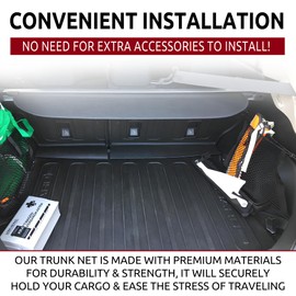 Trunknets Inc Rear Side Cargo Net Set of 2 for Subaru Impreza 2012 13 14 15 2016 2017 2018 Wagon XV Crosstrek New