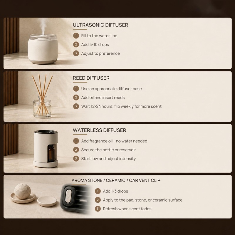 Luxury Hotel Collection Diffuser Oil Set- 6 x 5 mL