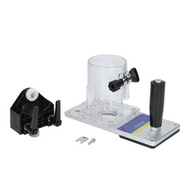 ANKROYU Trimmer Router Base, Plastic Router Transparent Base, Scratch Resist Woodworking Trimmer Base, Clear Trimmer Base, Standard Router Base for Woodworking