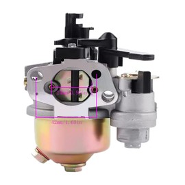 212cc Carburetor + Air Filter Replacement for Honda GX140 GX160 GX168 GX200 5.5HP 6.5HP Engine Replaces# 16100-ZH8-W61, with insulator