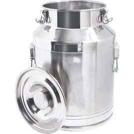 Stainless Steel Milk Can Milk Bucket Wine Pail Bucket Large Capacity Milk Can (18L)